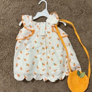 NWT Rachel Zoe Baby Girl Dress with Matching Bag